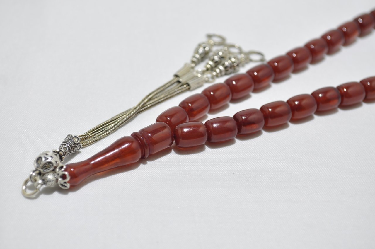 Sıkma Kehribar Tesbih (Khr 10329)