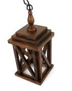 Otantik Çarşı Ahşap Sarkıt Avize  K05