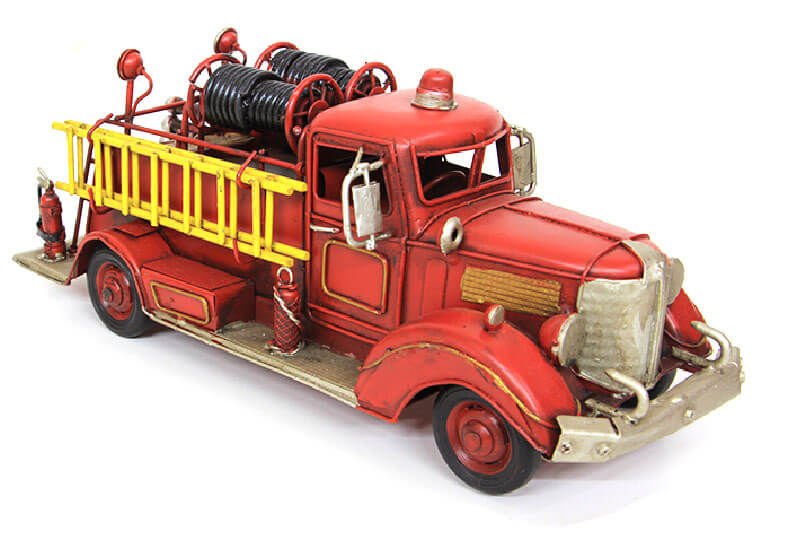 Dekoratif Metal İtfaiye Arabası C0691