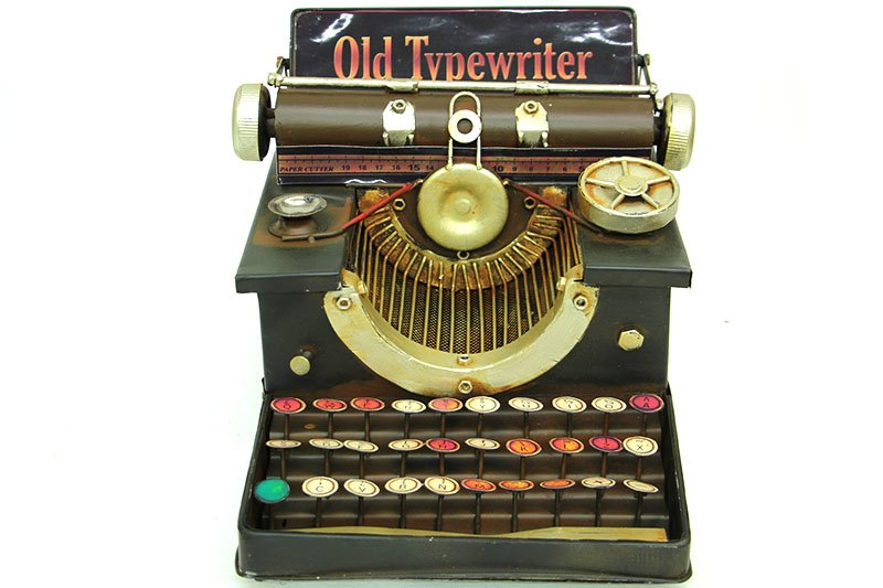 Dekoratif Metal Daktilo C0308