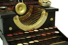 Dekoratif Metal Daktilo C0308