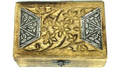 Eskitme Ahşap Antik Kutu 15x6x10 cm. 197/B