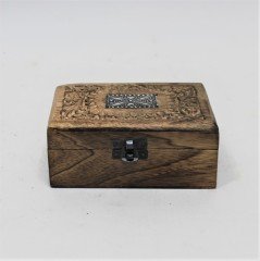 Eskitme Ahşap Antik Kutu 15x6x10 cm. 197/E