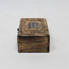 Eskitme Ahşap Antik Kutu 15x6x10 cm. 197/E