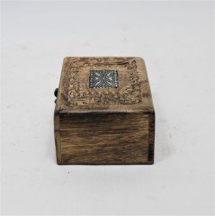 Eskitme Ahşap Antik Kutu 15x6x10 cm. 197/E