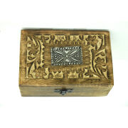 Eskitme Ahşap Antik Kutu 15x6x10 cm. 197/E