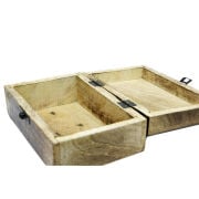 Eskitme Ahşap Antik Kutu 15x6x10 cm. 197/E