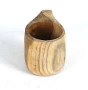 Ahşap Kuksa Bardak  7x12 cm.