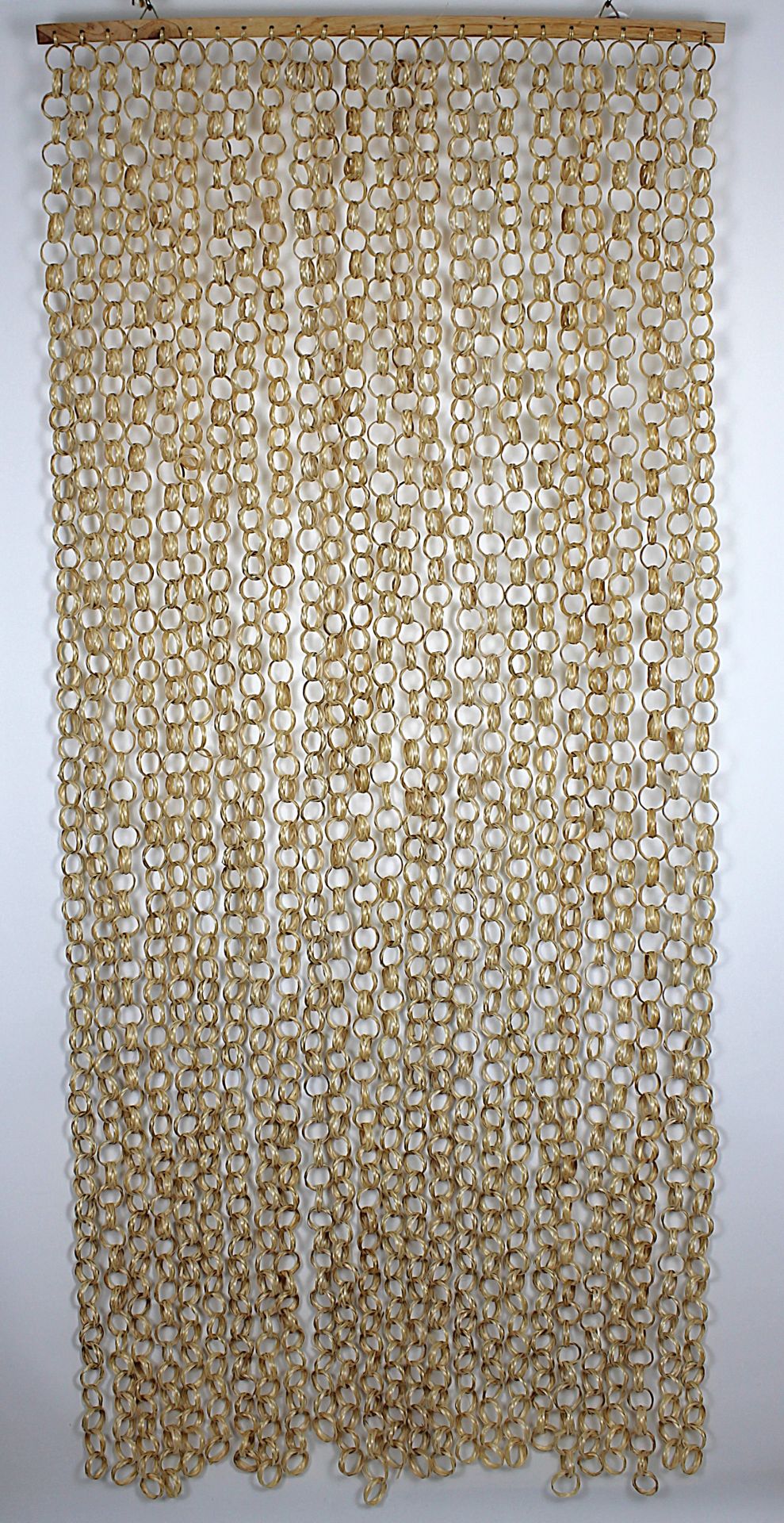 Hasır Halkalı Kapı Perdesi 90x200 cm. 25 Sıra