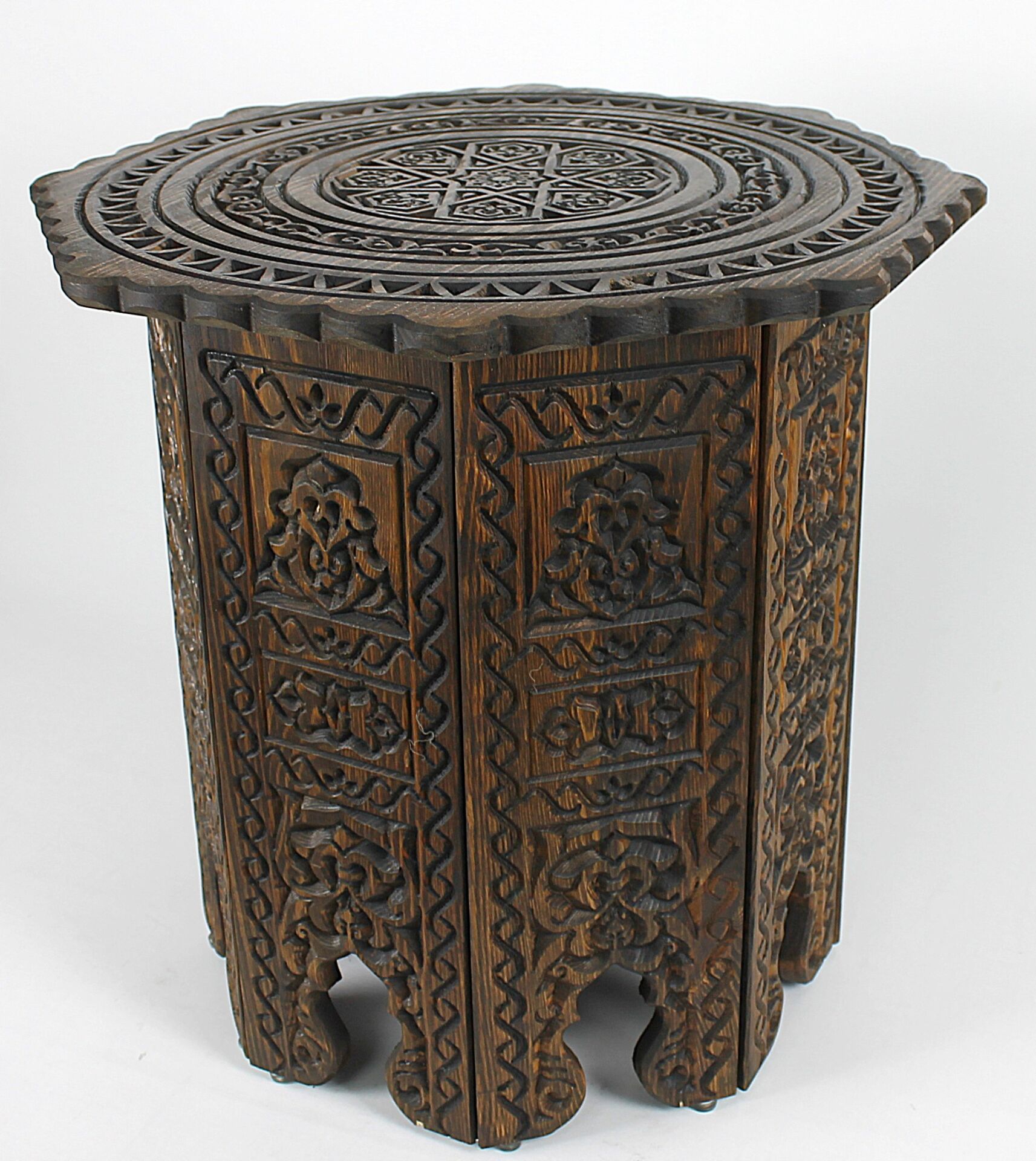 Osmanlı Kafes Sehpa Selçuklu Desen 50x50x50 cm.