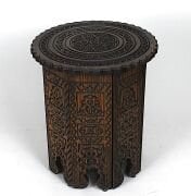 Osmanlı Kafes Sehpa Selçuklu Desen 32x32x37 cm.