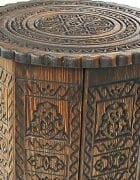 Osmanlı Kafes Sehpa Selçuklu Desen 32x32x37 cm.