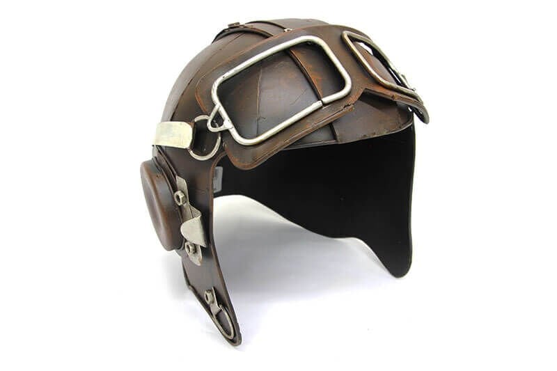 Dekoratif Metal Pilot Kaskı  20x20x20 cm. C0711