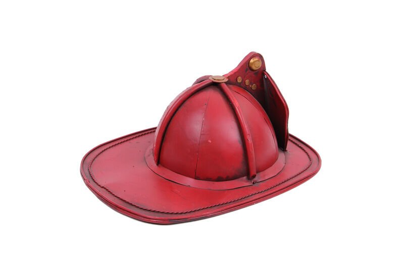 Dekoratif Metal İtfaiyeci Miğferi 24x19x12 cm. 1310B-1224