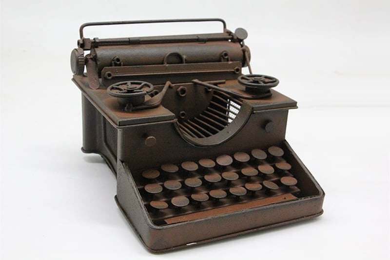 Dekoratif Metal Daktilo C1627