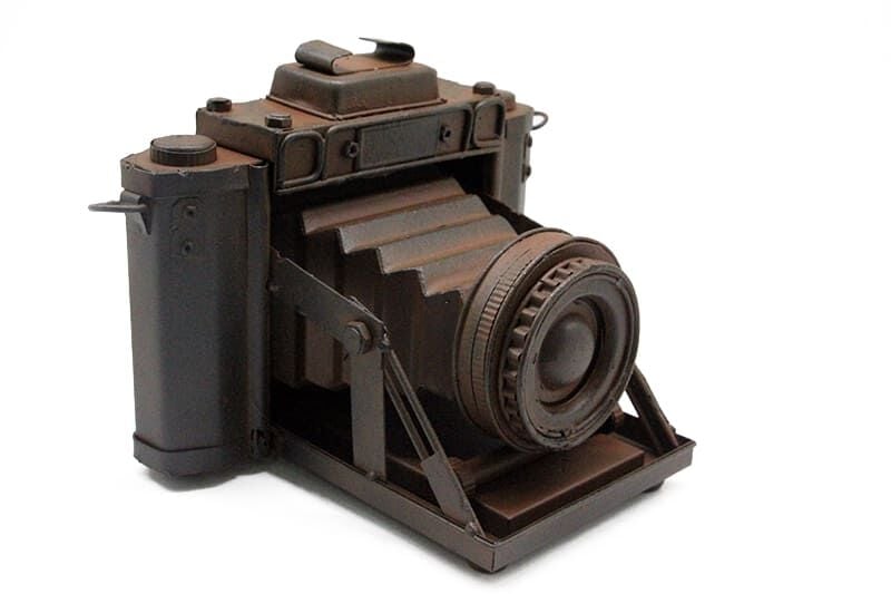 Dekoratif Metal Fotoğraf Makinesi C1628