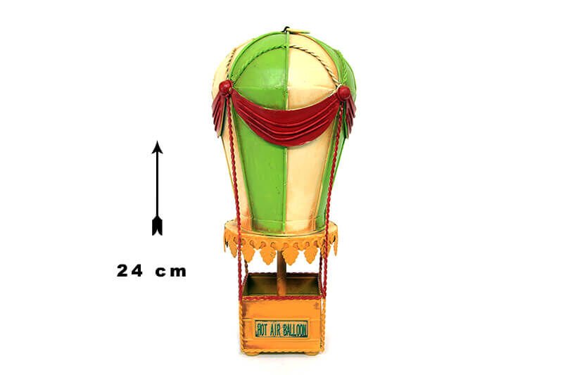 Dekoratif Metal Sıcak Hava Balonu C0721