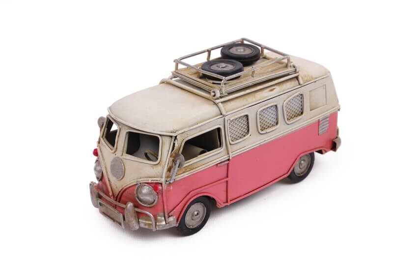 Dekoratif Metal Minibüs Kumbara Çerçeveli 0910E-1370SS