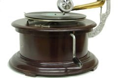 Yuvarlak Gramofon Bordo Renkli 528