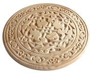 Ahşap Oymalı Sehpa Tablası 37 cm.