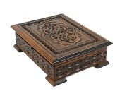 Ahşap Oymalı Takı Kutusu  29x37x12 cm.