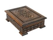 Ahşap Oymalı Takı Kutusu  29x37x12 cm.