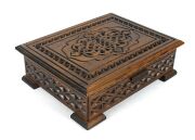 Ahşap Oymalı Takı Kutusu  29x37x12 cm.