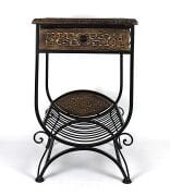 Ahşap  Komodin Etajer Gazetelikli  40x40x69 cm. KNA580-2