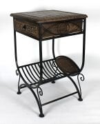 Ahşap  Komodin Etajer Gazetelikli  40x40x69 cm. KNA580-2