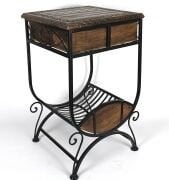 Ahşap  Komodin Etajer Gazetelikli  40x40x69 cm. KNA580-2