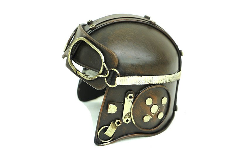 Dekoratif Metal Pilot Kaskı  10x10x10 cm. C0317