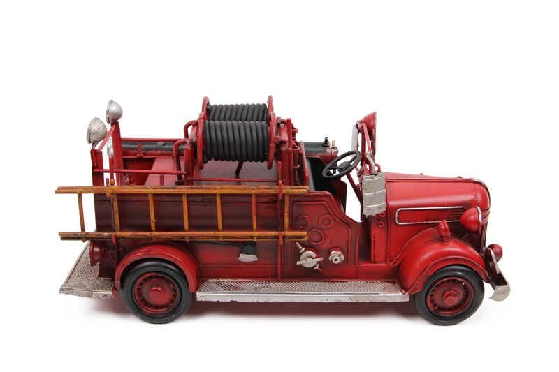 Dekoratif Metal İtfaiye Arabası 0704ZS-1075