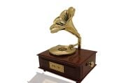 Çekmeceli Retro Gramofon Müzik Kutusu C1774