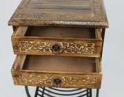 Ahşap  Komodin Etajer Gazetelikli  40x40x82 cm. KNA590-2