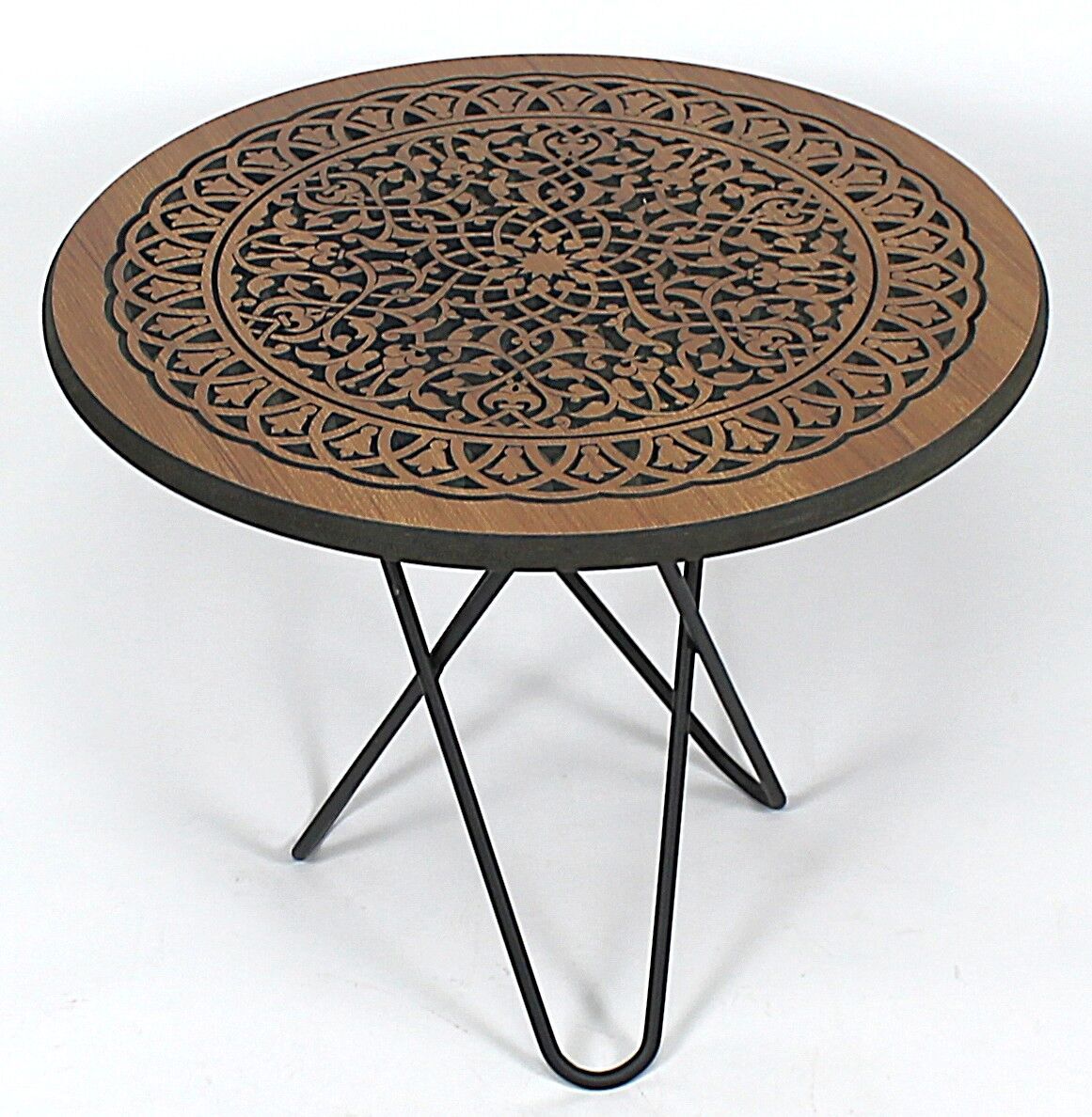 Metal Ayaklı Sehpa 51x51x42 cm.