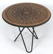 Metal Ayaklı Sehpa 51x51x42 cm.