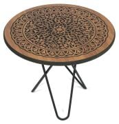 Metal Ayaklı Sehpa 51x51x42 cm.