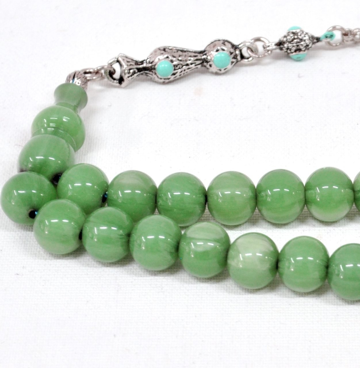 Sıkma Çubuk Kehribar Tesbih (Khr 10652)