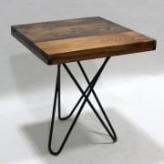 Masif Ahşap Kare Sehpa 40x40x43 cm. Defolu Ürün