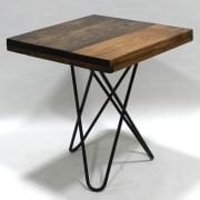 Masif Ahşap Kare Sehpa 40x40x43 cm. Defolu Ürün