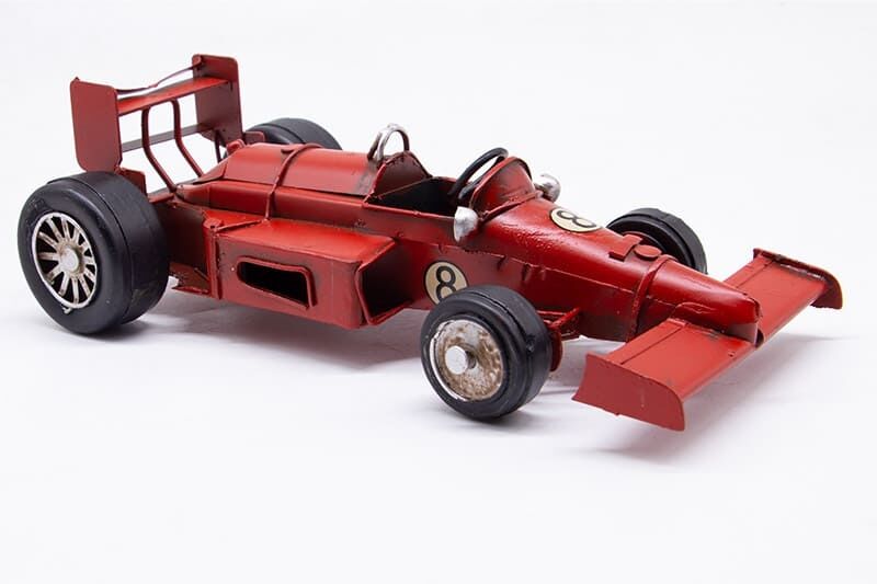 Dekoratif Metal Yarış Arabası C1636