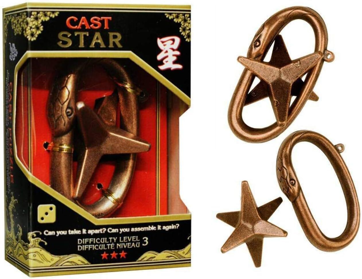 Hanayama Cast  Star Puzzle Seviye 3
