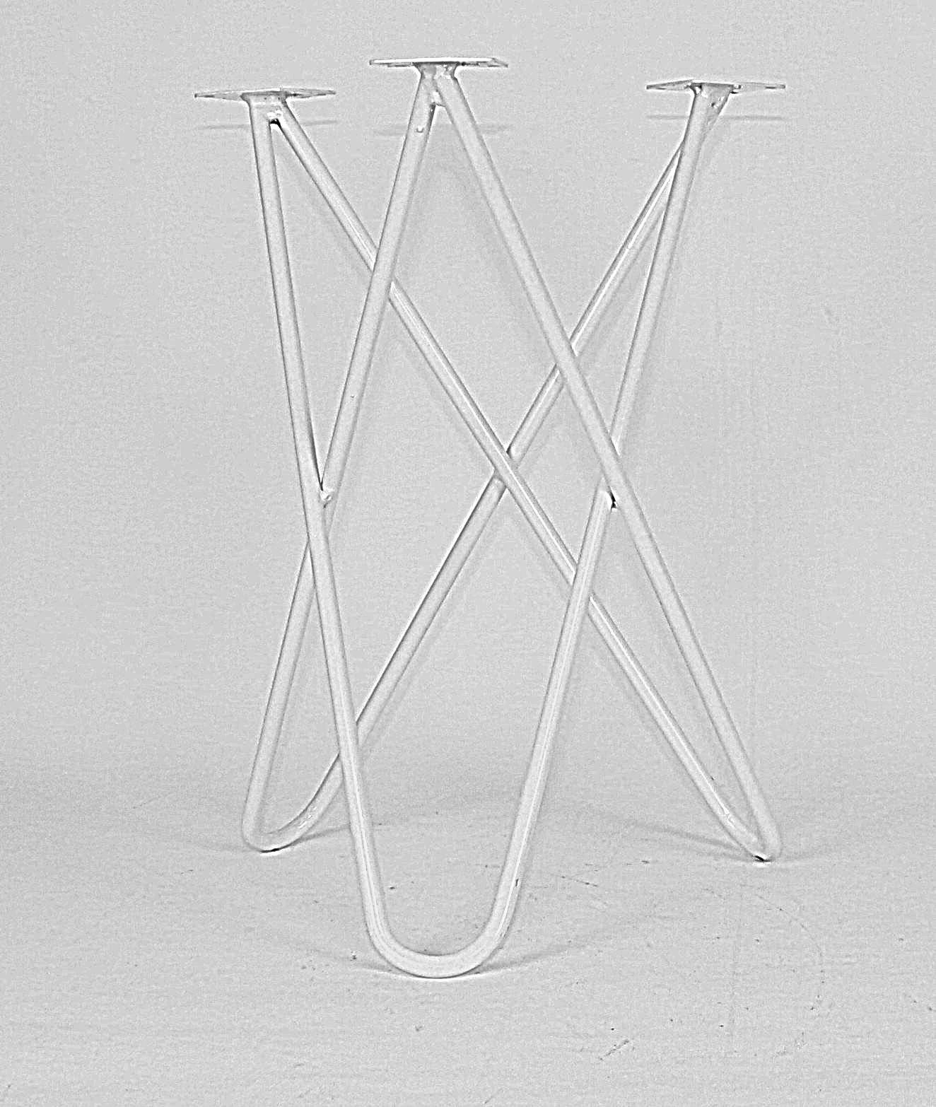 Metal Sehpa Ayağı K092 Beyaz Renk