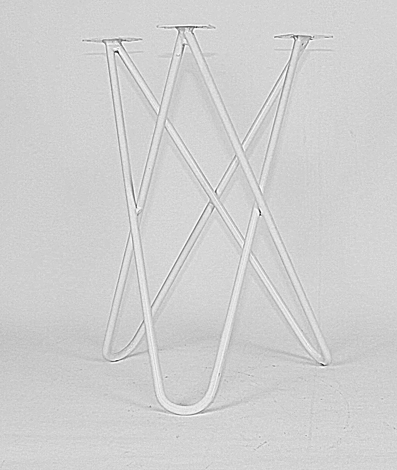 Metal Sehpa Ayağı K092 Beyaz Renk