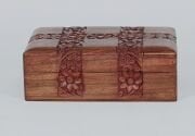 Ahşap Oymalı Kutu 17x12x6 cm.