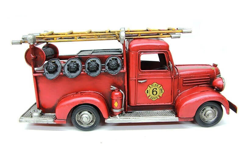 Dekoratif Metal İtfaiye Arabası C0772