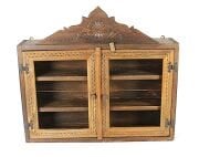 Eskitme Ahşap Ecza Dolabı 40x69x12 cm.