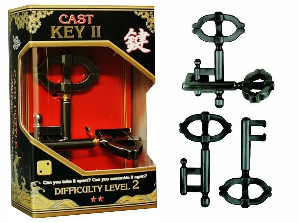 Hanayama Cast  Key 2 Puzzle Seviye 1