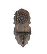 Ahşap Oymalı Kavukluk Lambalık Raf  50x22x16 cm.