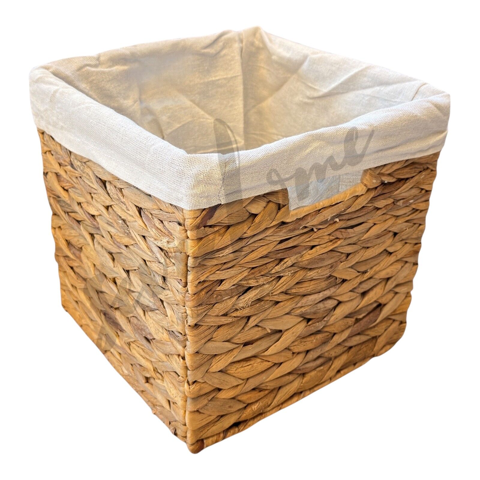 Hasır Katlanır Sepet  Organizer 25x25x25 cm.